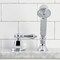 Kingston Brass Transfer Valve Set For Roman Tub Filler, Polished Chrome KSK4301ALTR - alternate 3